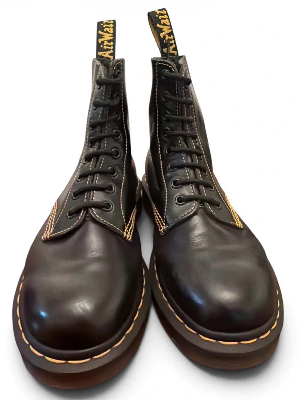 Dr. Martens Original 1460 Black Smooth Leather 8-Eye Boots UK 7 US 8/9